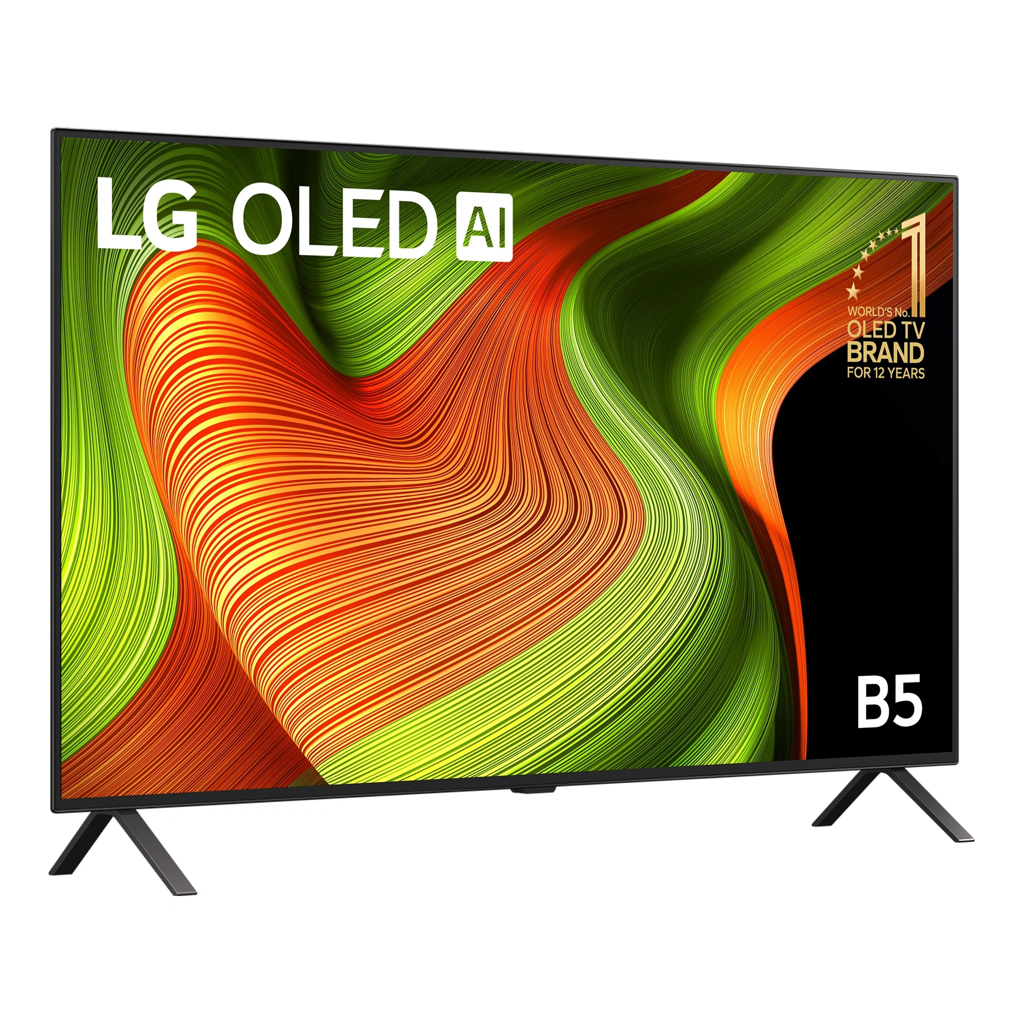 LG 48 Inch OLED B5 4K Smart TV with AI Brilliance OLED48B5PSA, Right View