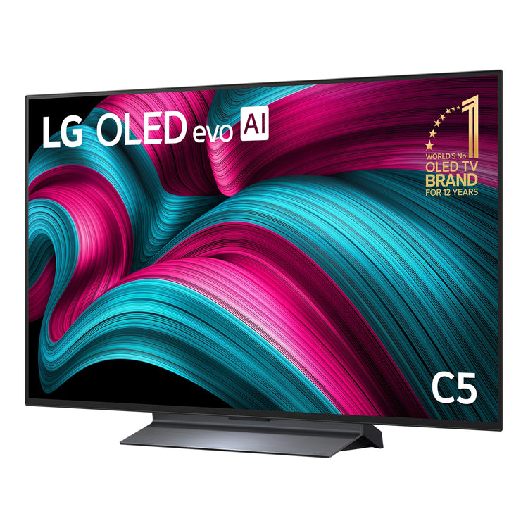LG 48 Inch C5 OLED evo 4K Smart TV OLED48C5PSA, Left View