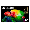 LG 55 Inch OLED AI B6 4K Smart TV 2026 OLED55B6PSA, Front View
