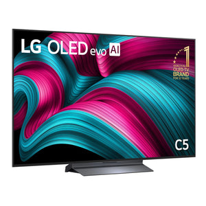 LG 55 Inch OLED Evo C5 4K Smart TV OLED55C5PSA, Left Side View