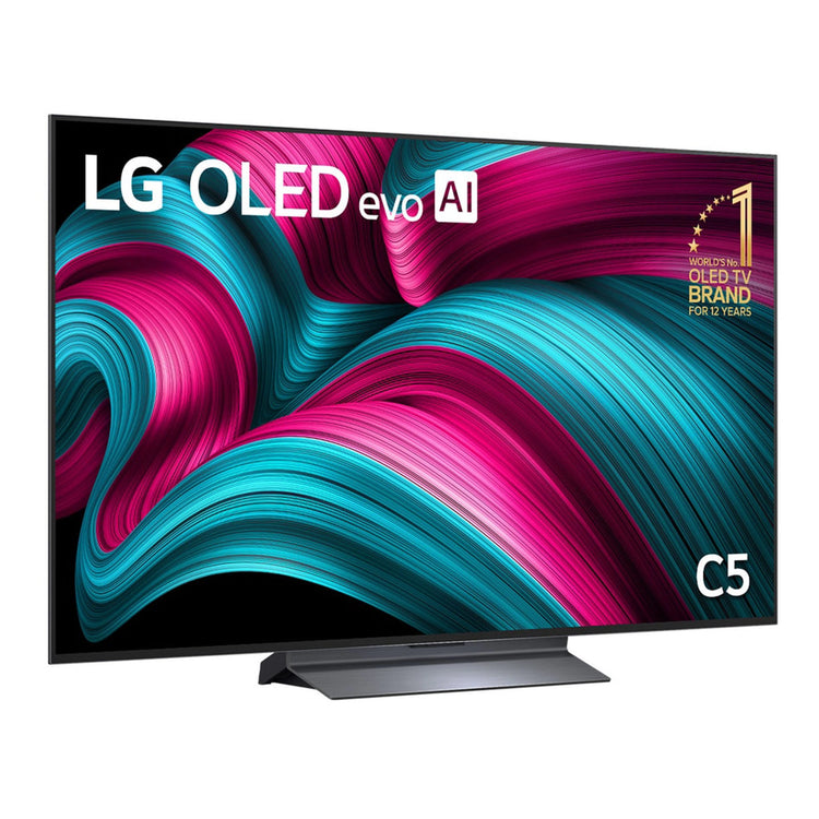 LG 55 Inch OLED Evo C5 4K Smart TV OLED55C5PSA, Left Side View