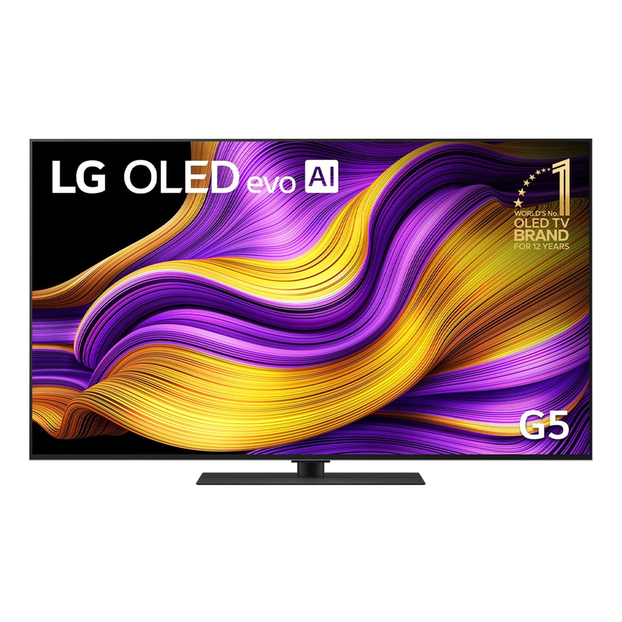 LG 55 Inch OLED Evo G5 4K Smart TV OLED55G5PSA, Front View