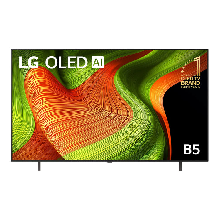 LG 65 Inch B5 Series OLED AI 4K Smart TV OLED65B5PSA, Front View