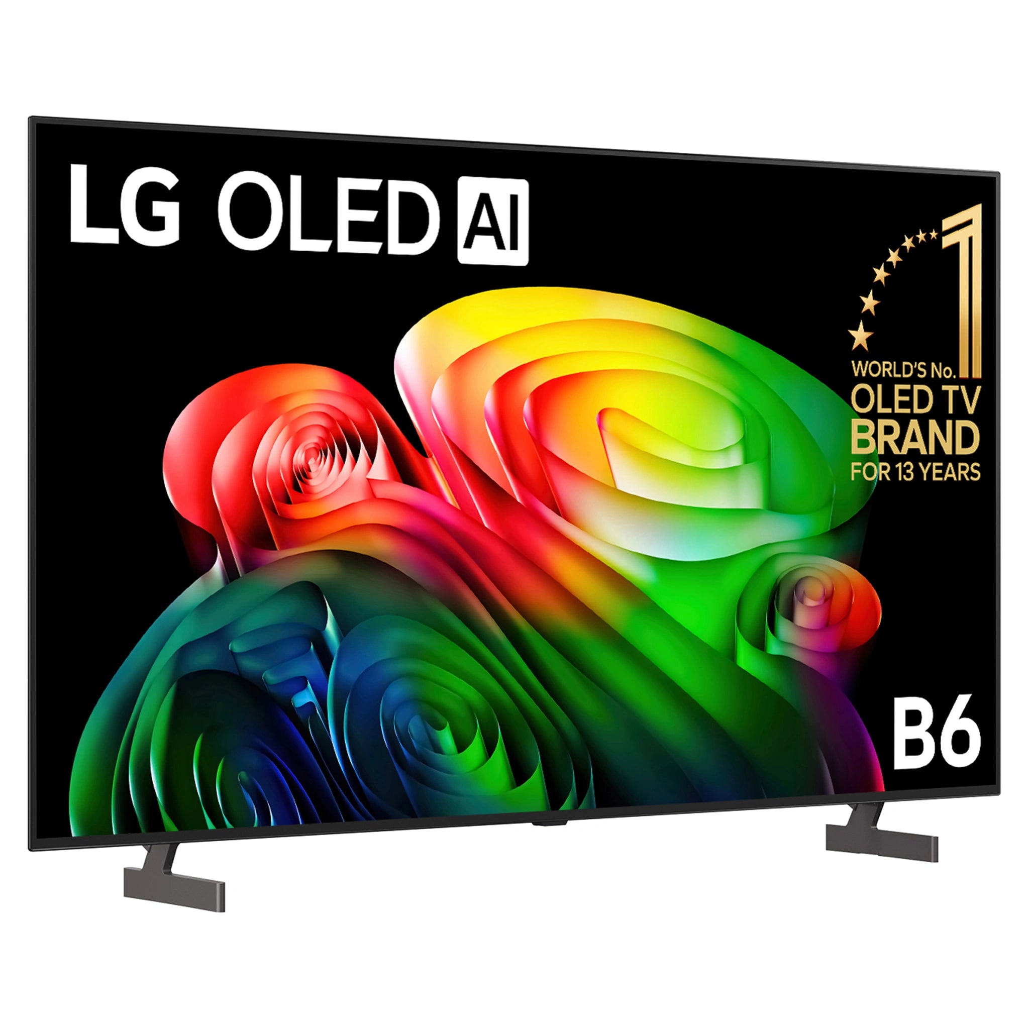 LG 65 Inch OLED AI 4K Smart TV 2026 OLED65B6PSA, Right Side View