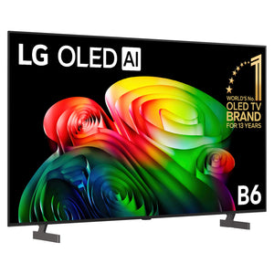 LG 65 Inch OLED AI 4K Smart TV 2026 OLED65B6PSA, Right Side View