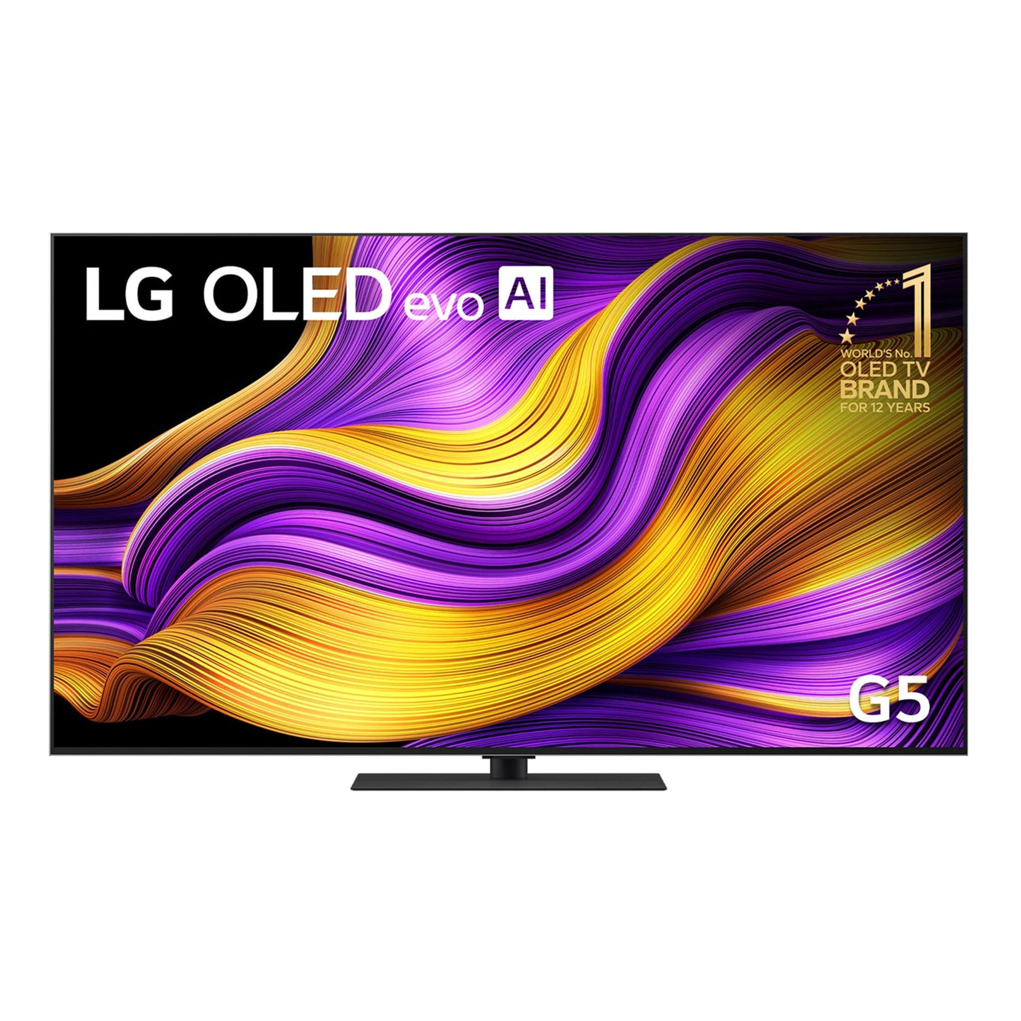 LG 65 Inch G5 OLED Evo Gallery Edition AI TV OLED65G5PSA, Front View