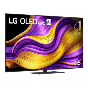 LG 65 Inch G5 OLED Evo Gallery Edition AI TV OLED65G5PSA, Left Side View