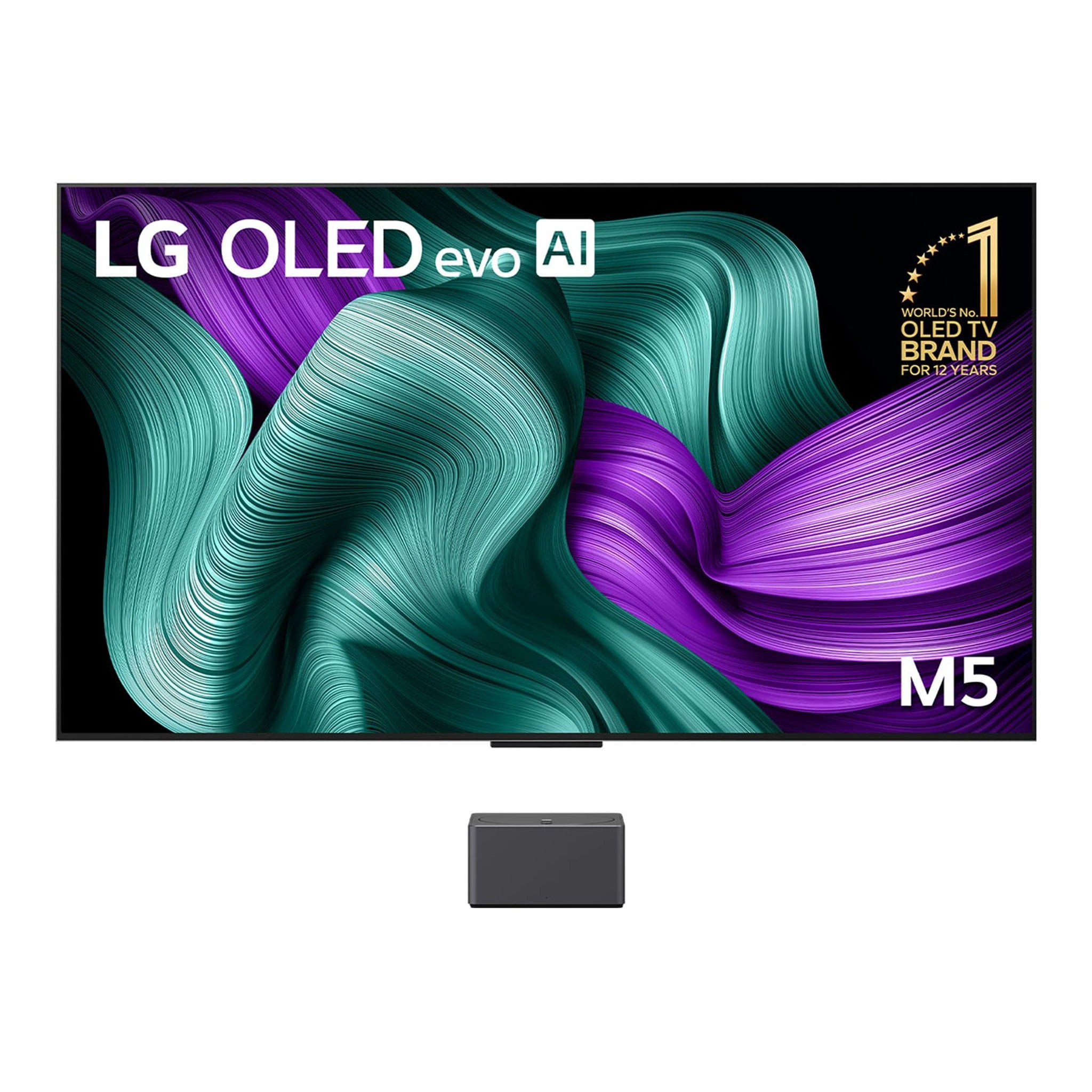 LG 65 Inch OLED Evo AI 4K Smart TV OLED65M5PSA, Front View