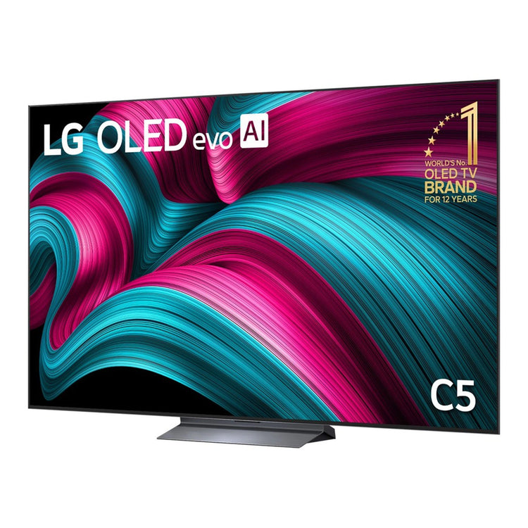 LG 77-inch OLED evo AI C5 4K Smart TV 2025 OLED77C5PSA, Right Side View