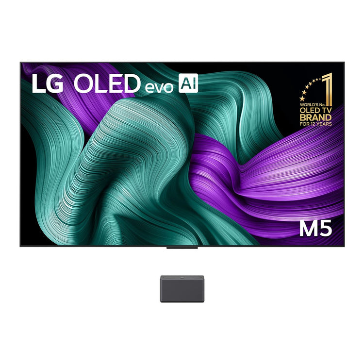 LG 77 Inch OLED evo AI M5 4K Smart TV OLED77M5PSA, Front View