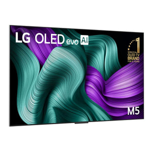 LG 77 Inch OLED evo AI M5 4K Smart TV OLED77M5PSA, Left Side View