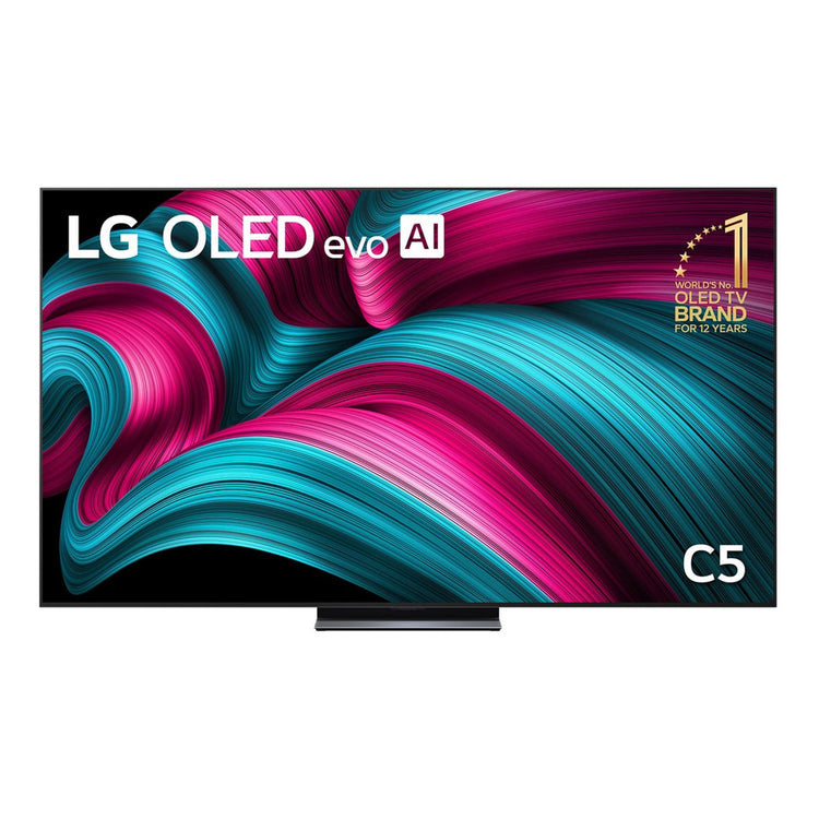 LG 83-inch OLED evo AI C5 4K Smart TV OLED83C5PSA, Front View
