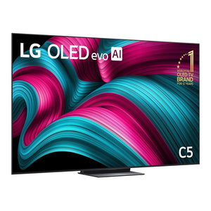 LG 83-inch OLED evo AI C5 4K Smart TV OLED83C5PSA, Left Side View