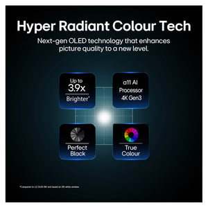 LG 83 Inch OLED evo AI G6 4K Smart TV 2026 OLED83G6PSB, Colour Tech Feature