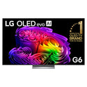 LG 83 Inch OLED evo AI G6 4K Smart TV 2026 OLED83G6PSB, Front View