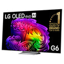 LG 83 Inch OLED evo AI G6 4K Smart TV 2026 OLED83G6PSB, Right Side View