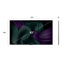 LG 83 Inch OLED evo AI M5 4K Smart TV with True Wireless Video & Audio Transfer OLED83M5PSA, Dimensions