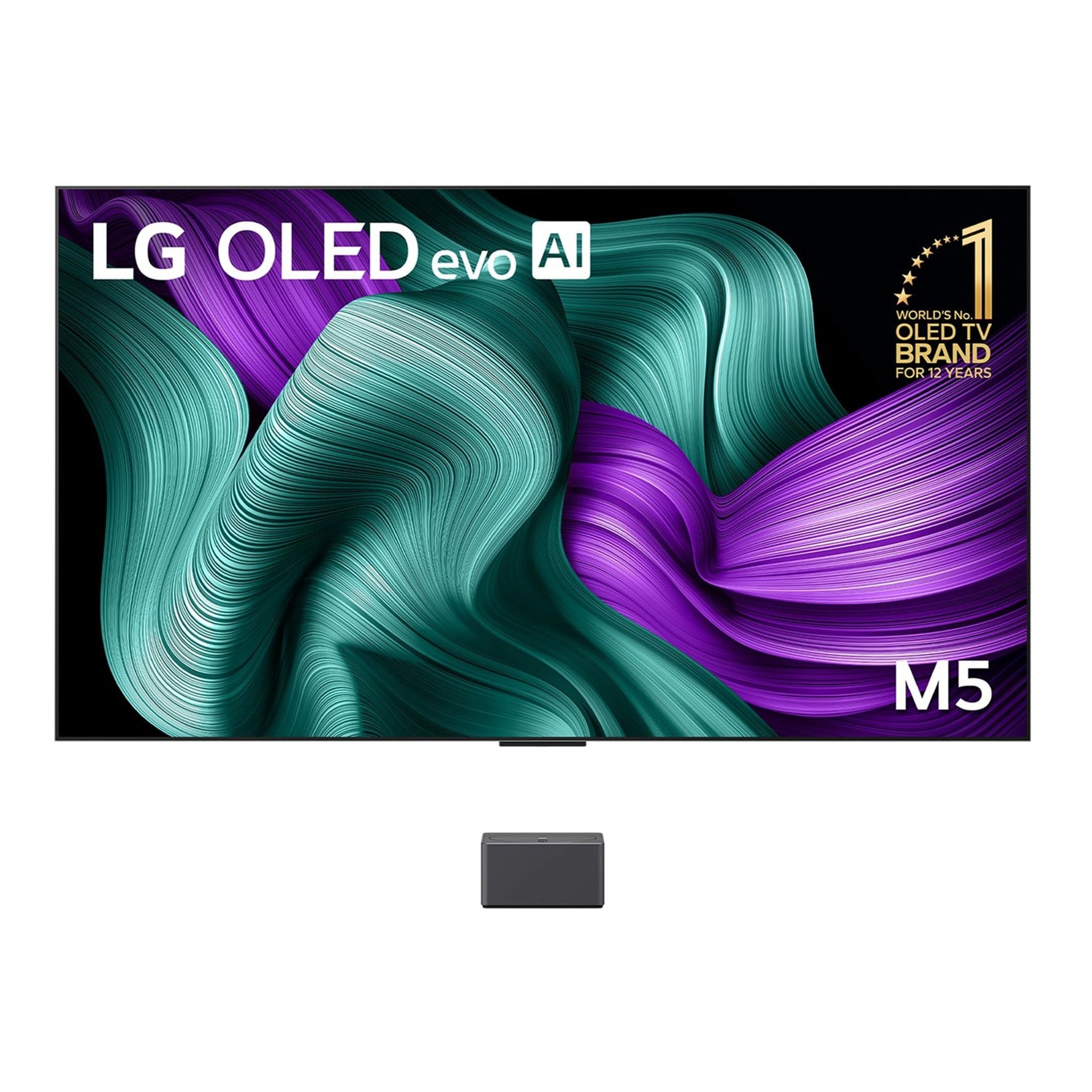 LG 83 Inch OLED evo AI M5 4K Smart TV with True Wireless Video & Audio Transfer OLED83M5PSA, Front View