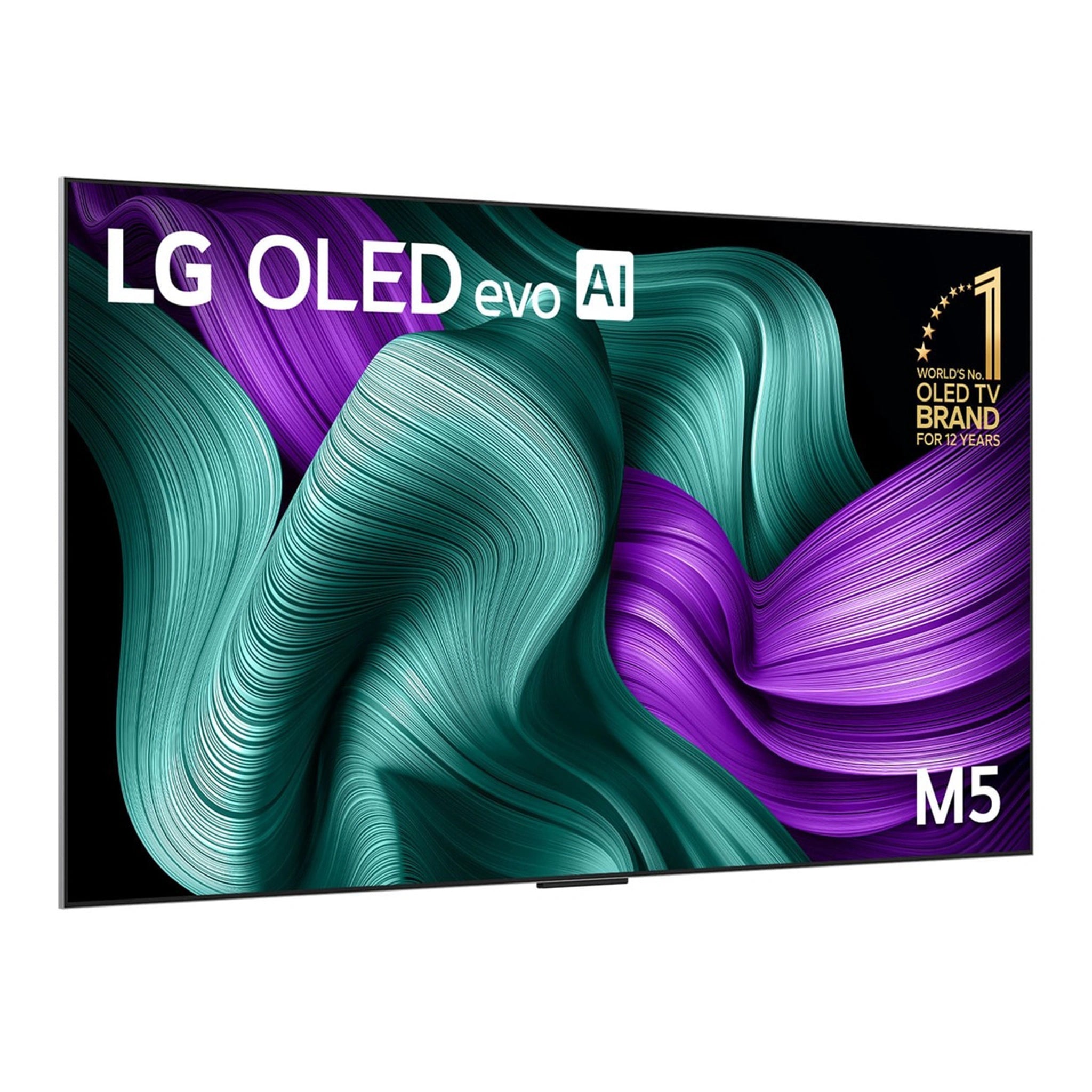 LG 83 Inch OLED evo AI M5 4K Smart TV with True Wireless Video & Audio Transfer OLED83M5PSA, Left Side View