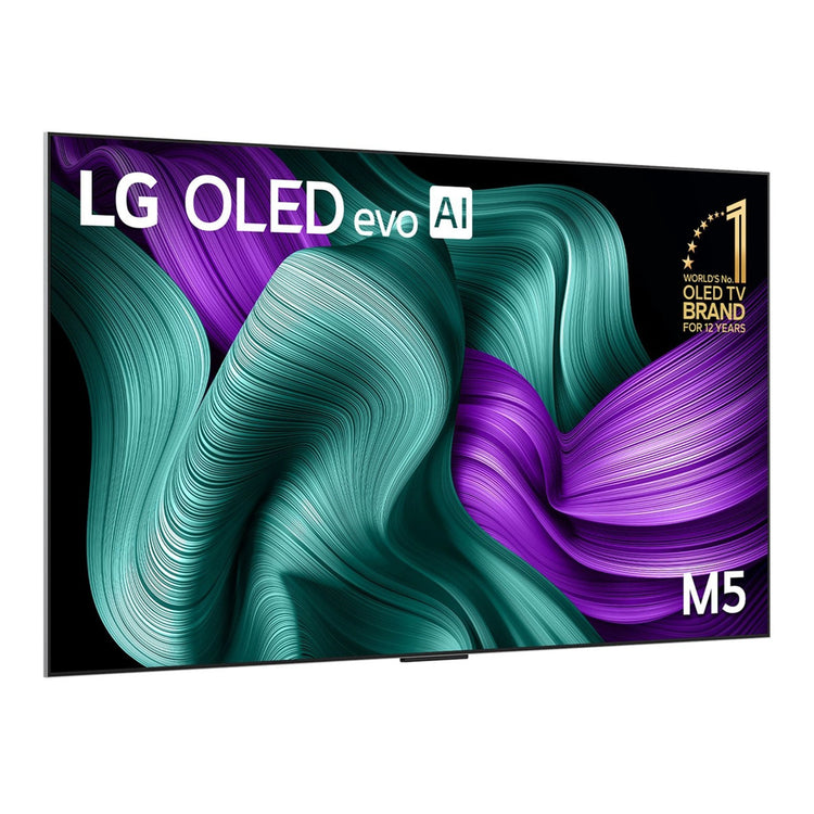 LG 83 Inch OLED evo AI M5 4K Smart TV with True Wireless Video & Audio Transfer OLED83M5PSA, Left Side View
