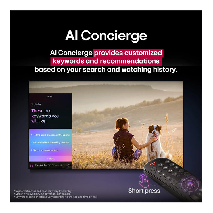 LG 97 Inch OLED evo AI G5 4K Smart TV OLED97G5PSA, Feature 7