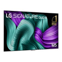 LG 97 Inch SIGNATURE OLED M5 4K Smart TV with Wireless Video & Audio Transfer OLED97M5PSA, Left Side View