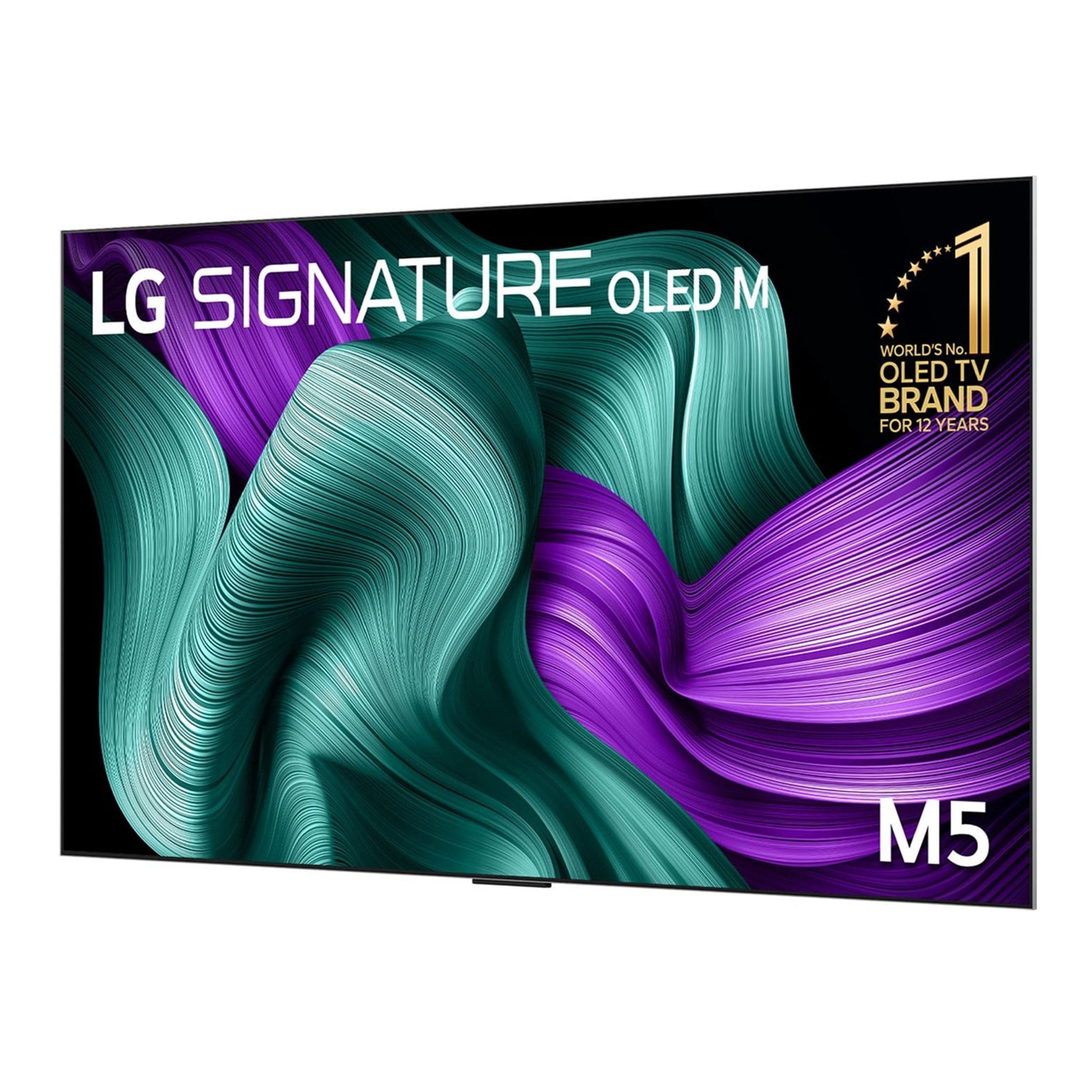 LG 97 Inch SIGNATURE OLED M5 4K Smart TV with Wireless Video & Audio Transfer OLED97M5PSA, Right Side View