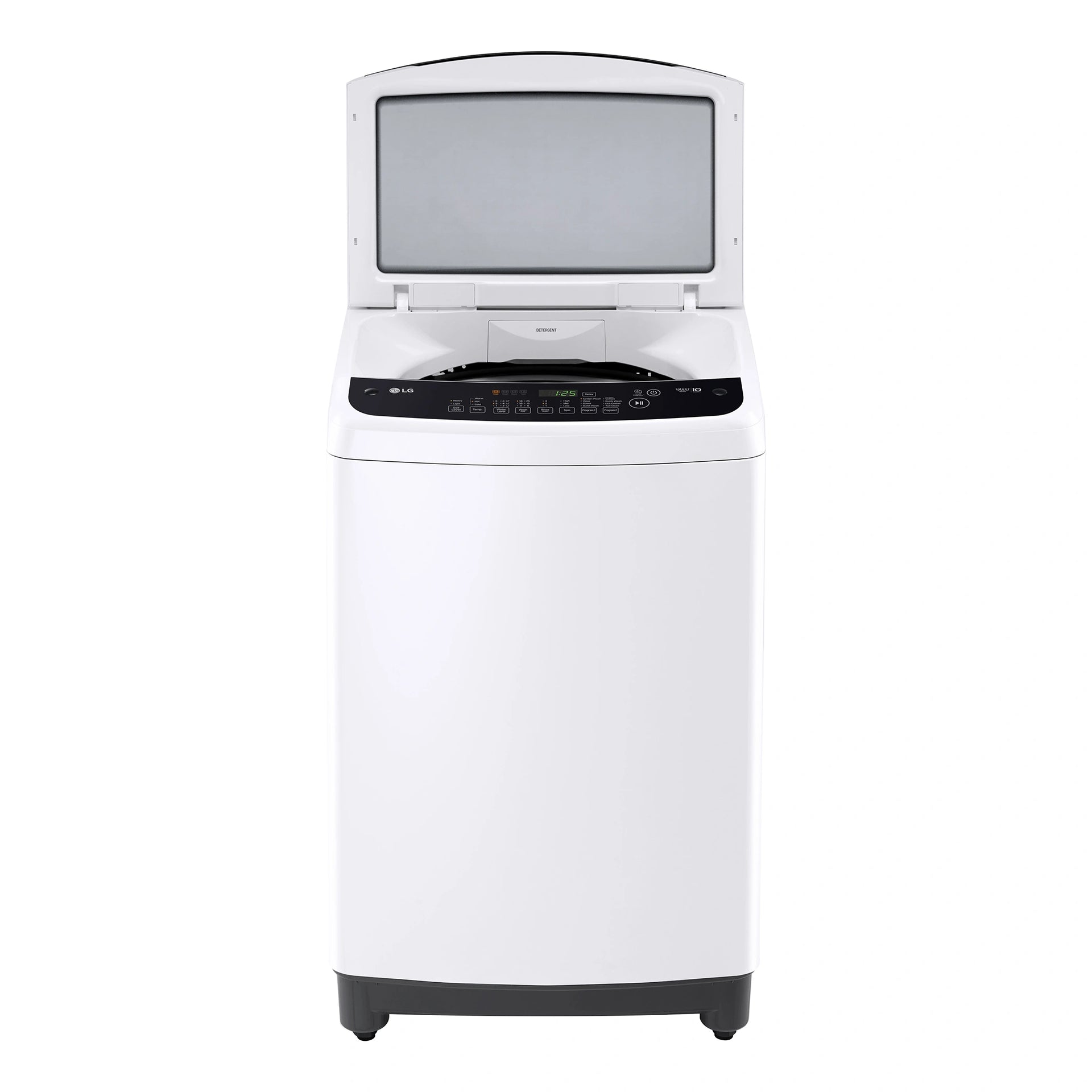 LG 7.5kg Top Load Washer - Smart Inverter WTG7520, Front View With Door Open