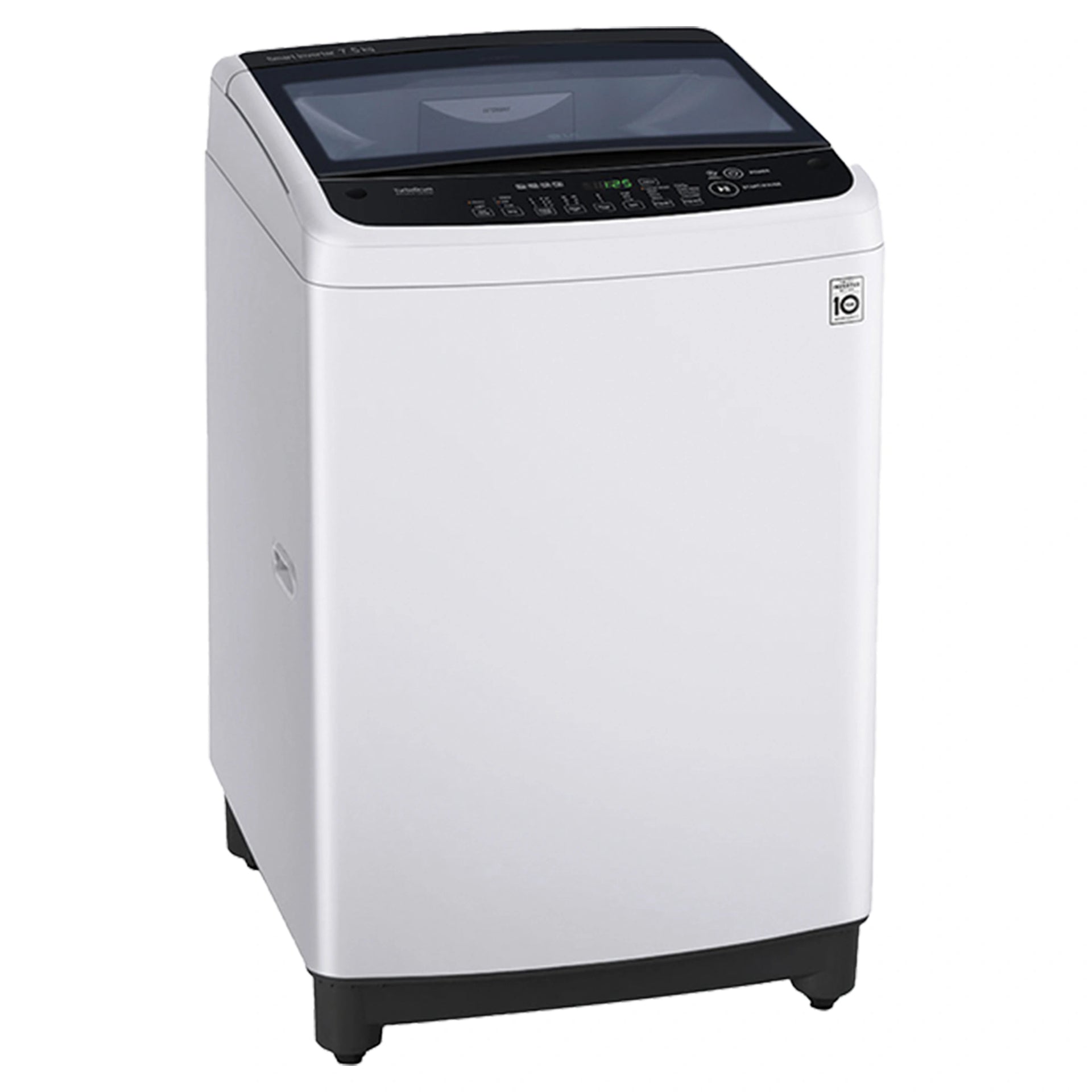 LG 7.5kg Top Load Washer Smart Inverter WTG7520, Left Side View