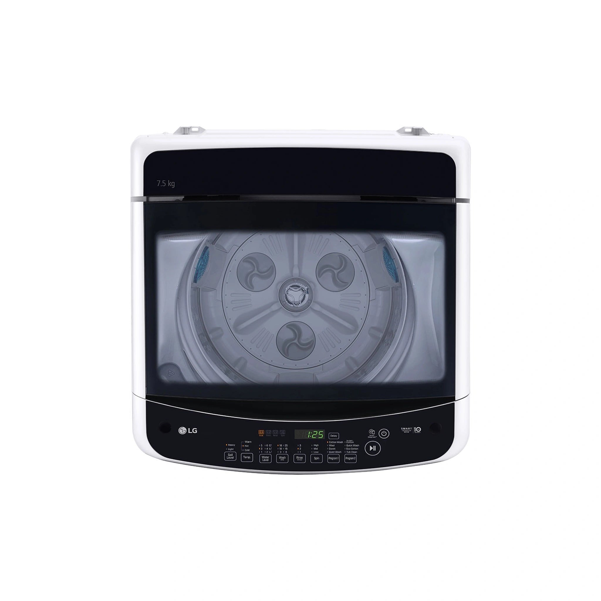 LG 7.5kg Top Load Washing Machine with Smart Inverter Control
Success WTG7520, Top View