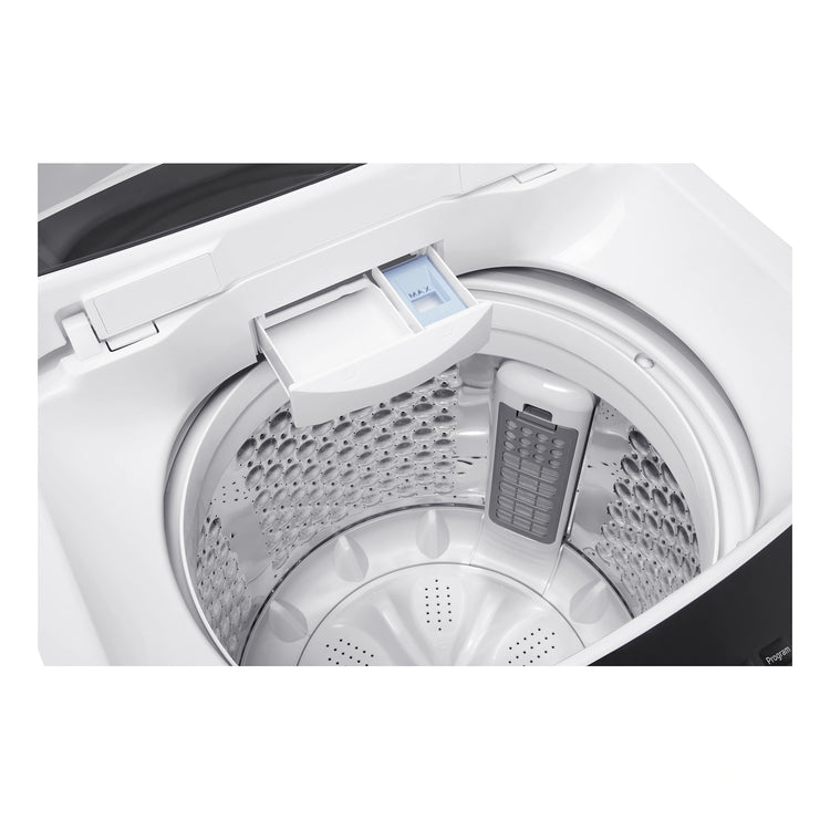 LG 8.5KG Top Load Washer - Smart Inverter WTL185W, Drawer Open View
