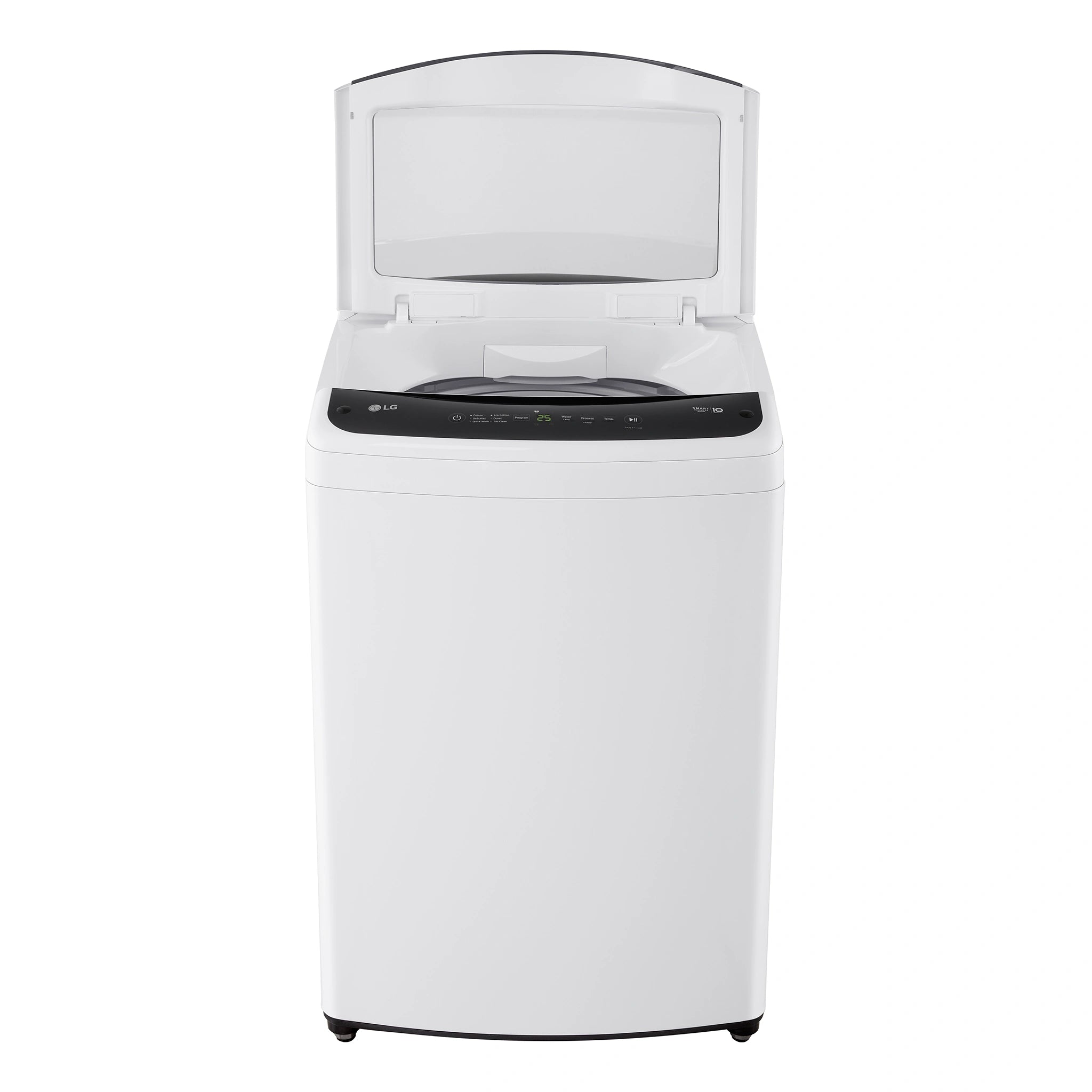 LG 8.5KG Top Load Washer - Smart Inverter WTL185W, Front Side View With Door Open