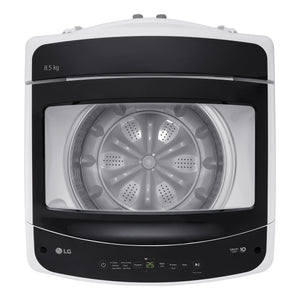 LG 8.5KG Top Load Washer - Smart Inverter WTL185W, Top View