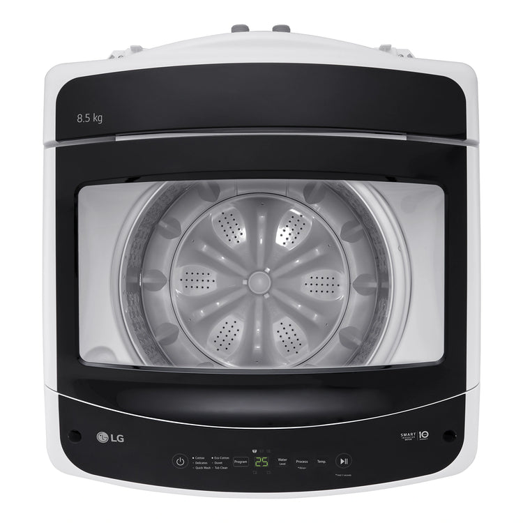 LG 8.5KG Top Load Washer - Smart Inverter WTL185W, Top View