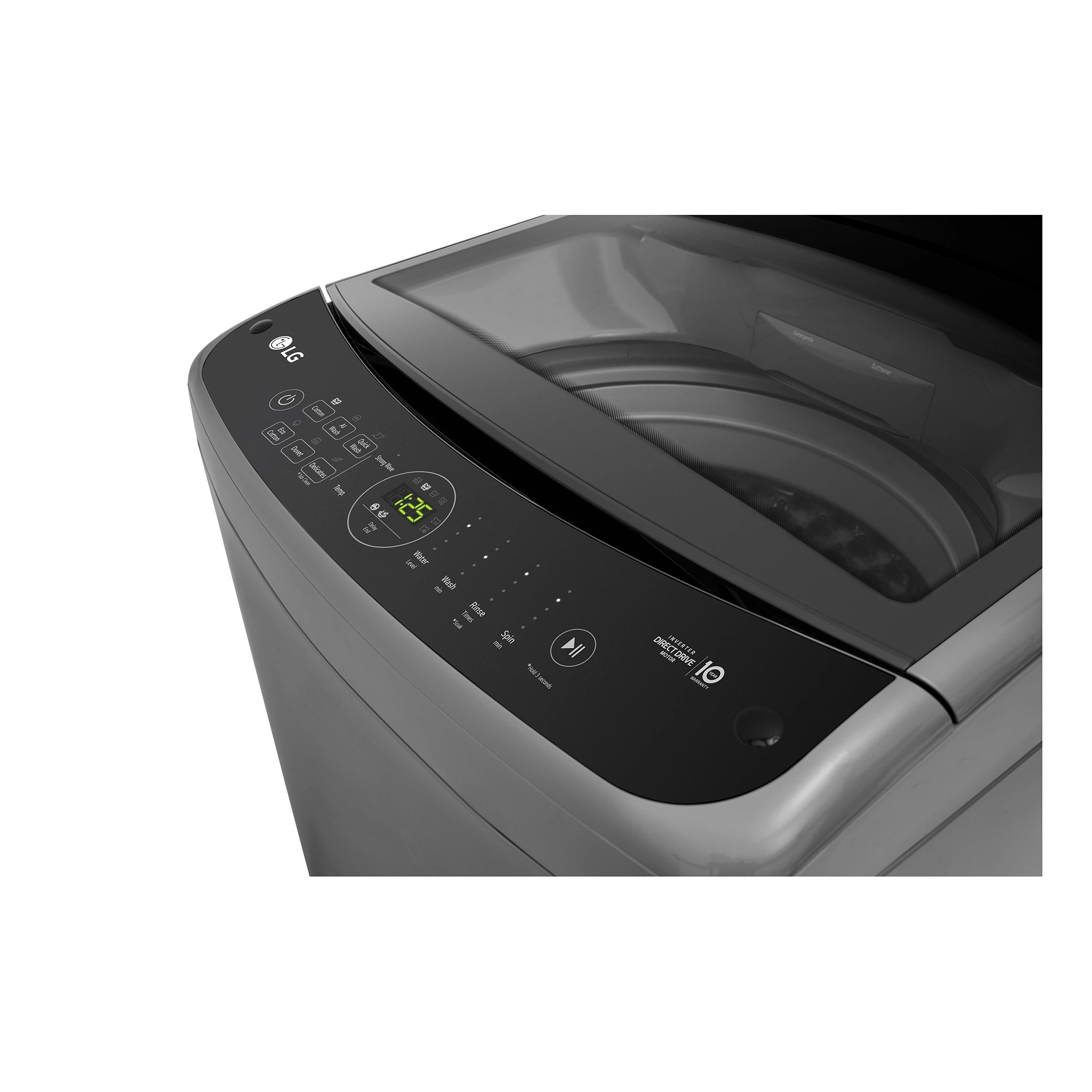 LG WTL309G 9kg Series 3 Top Load Washing Machine with AI DD in Grey