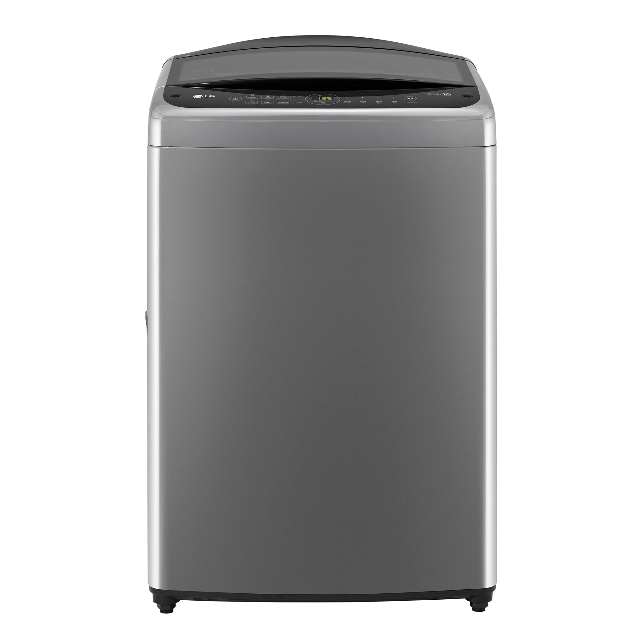 LG 9kg Series 3 Top Load Washing Machine with AI DD in Grey WTL309G, Front View