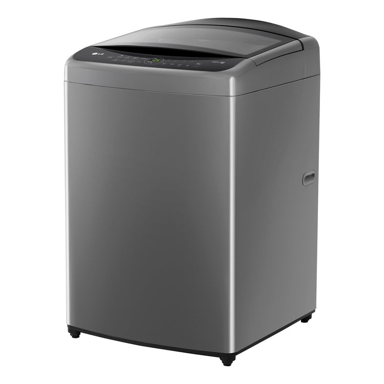 LG 9kg Series 3 Top Load Washing Machine with AI DD in Grey WTL309G, Right Side View