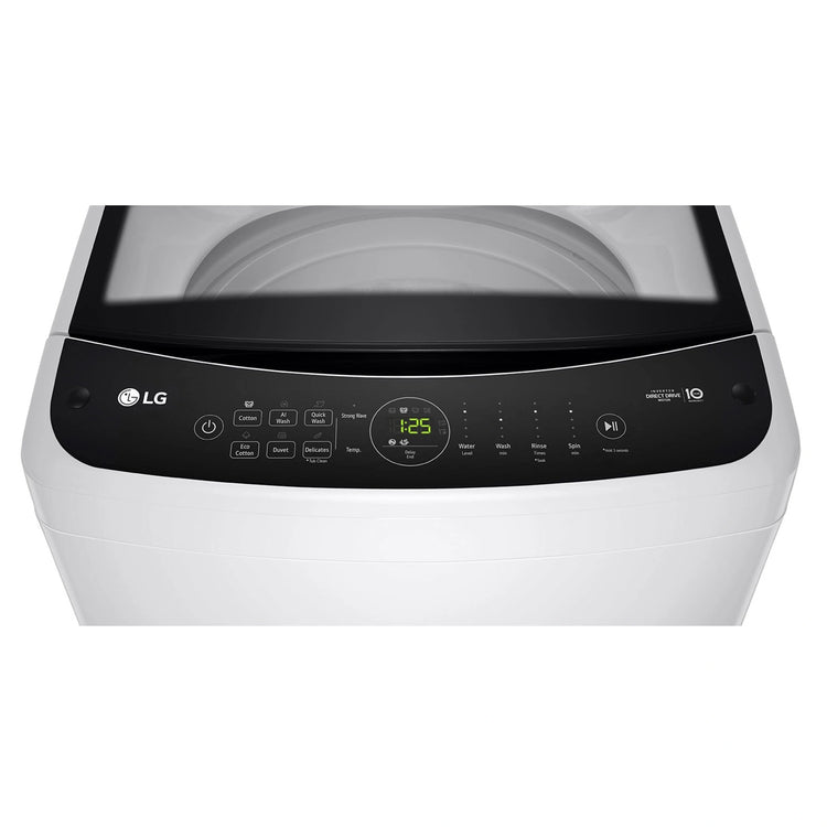 LG 9kg Series 3 Top Load Washer AI DD WTL309W, Control Panel View 3