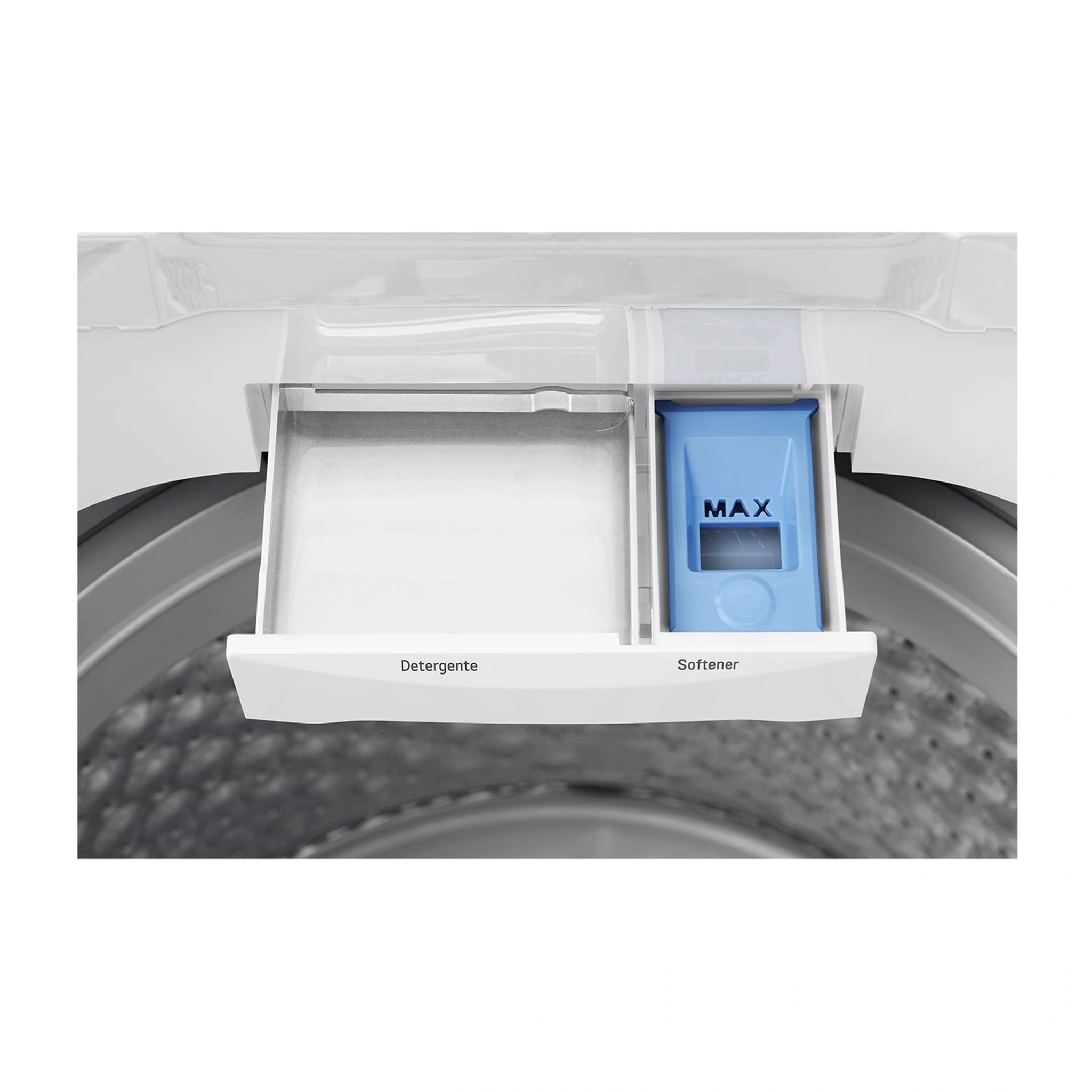 LG 9Kg Series 3 Top Load Washing Machine WTL309W, Drawer Open View