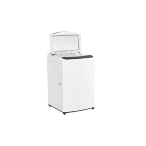 LG 9Kg Series 3 Top Load Washing Machine WTL309W, Left Side View With Door Open