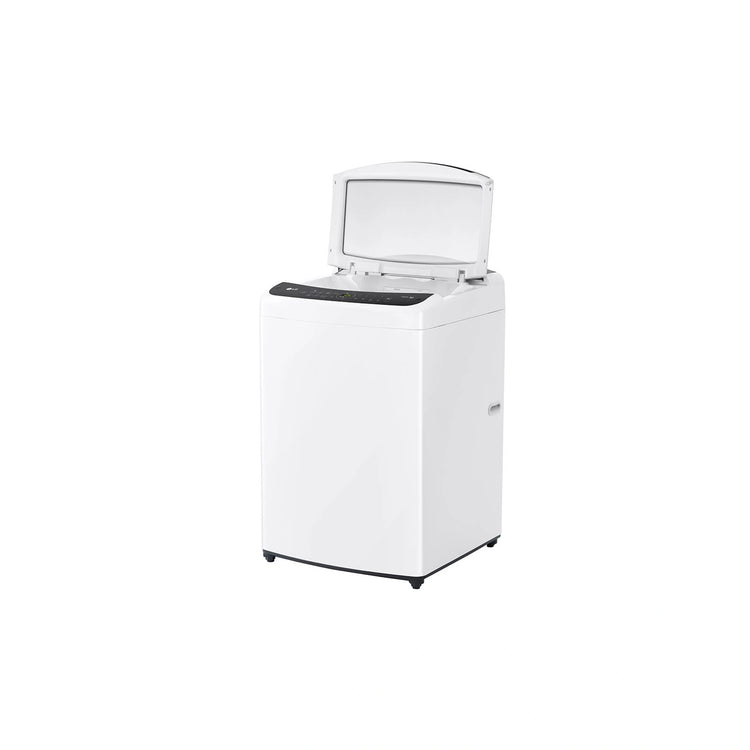 LG 9Kg Series 3 Top Load Washing Machine WTL309W, Right Side View With Door Open
