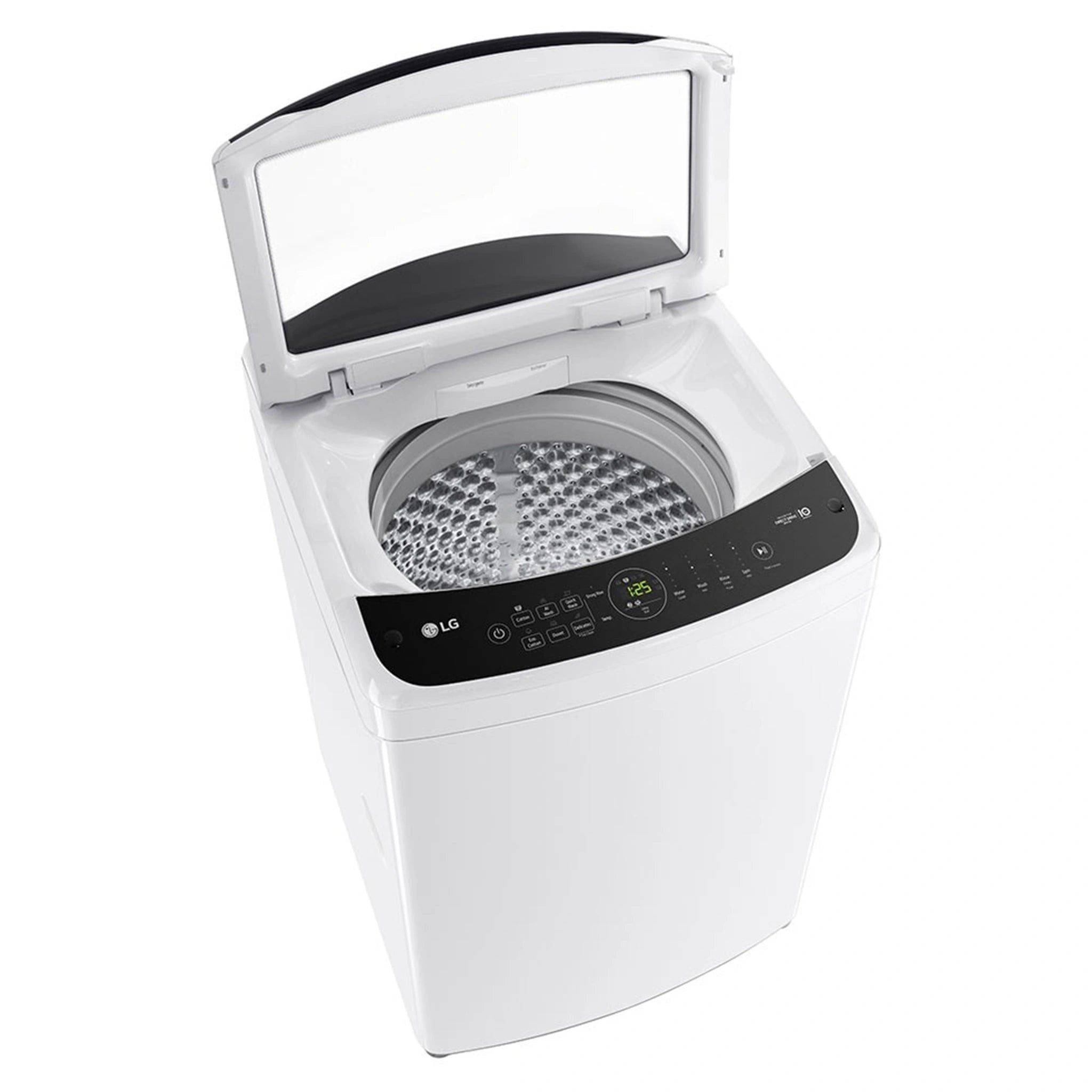 LG 9kg Series 3 Top Load Washer AI DD WTL309W, Top Door Open View