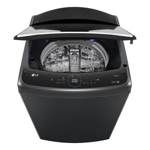 LG 12kg Series 9 Top Load Washer - AI DD WTL912B, Top View With Door Open