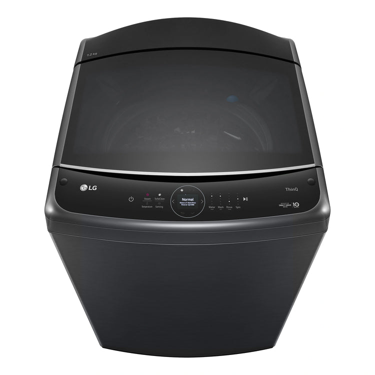 LG 12kg Series 9 Top Load Washer - AI DD WTL912B, Top View