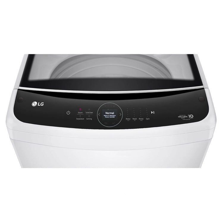 LG 14kg Series 9 Top Load Washer AI DD WTL914W, Control Panel View