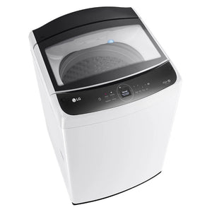 LG 14kg Series 9 Top Load Washer AI DD WTL914W, Top Left Side View