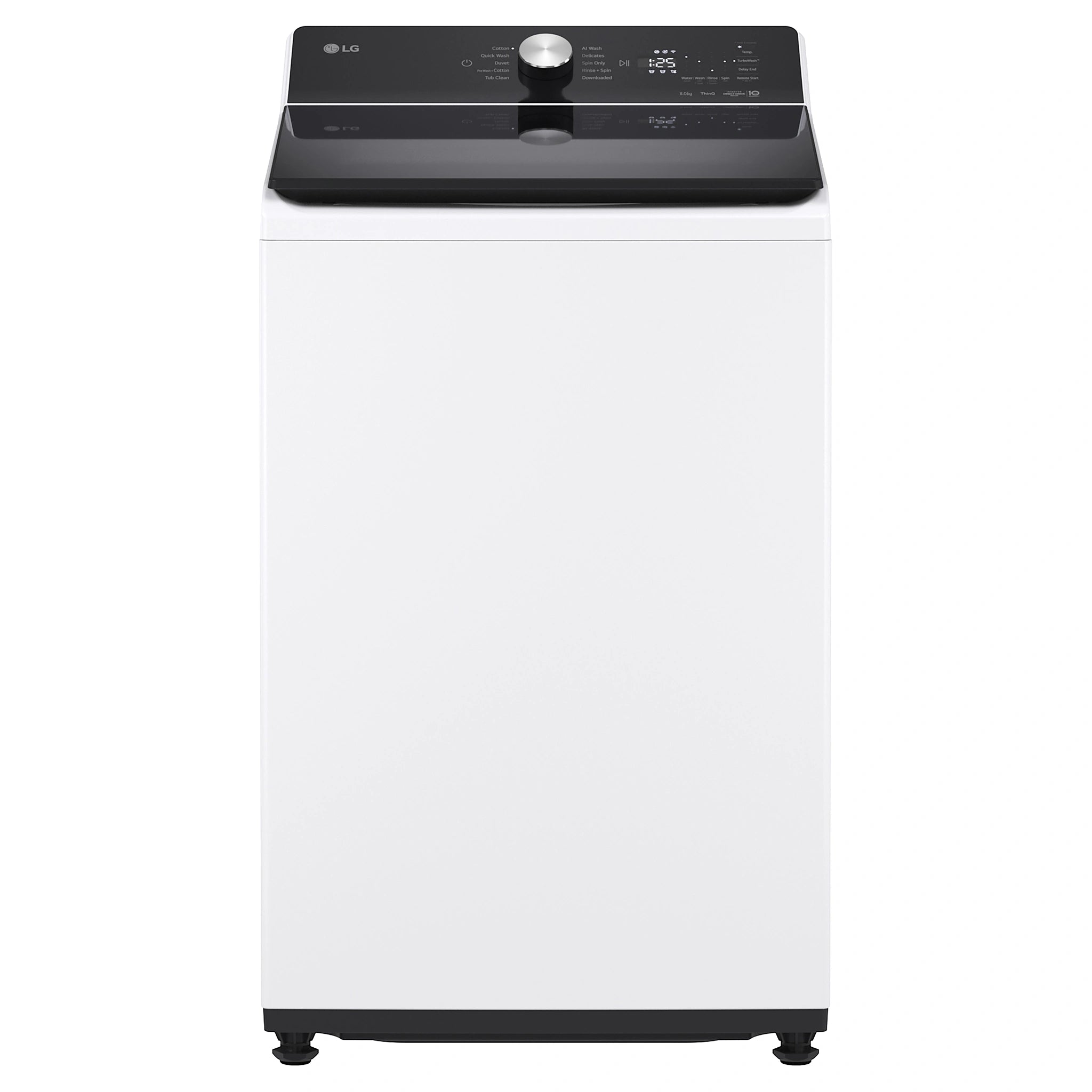 LG WTX308W 8kg Series 5 AI White Top Load Washing Machine