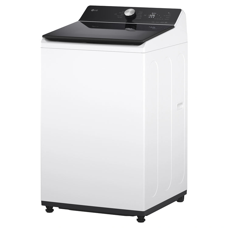 LG 8kg Series 5 AI White Top Load Washing Machine WTX308W. Right Side View