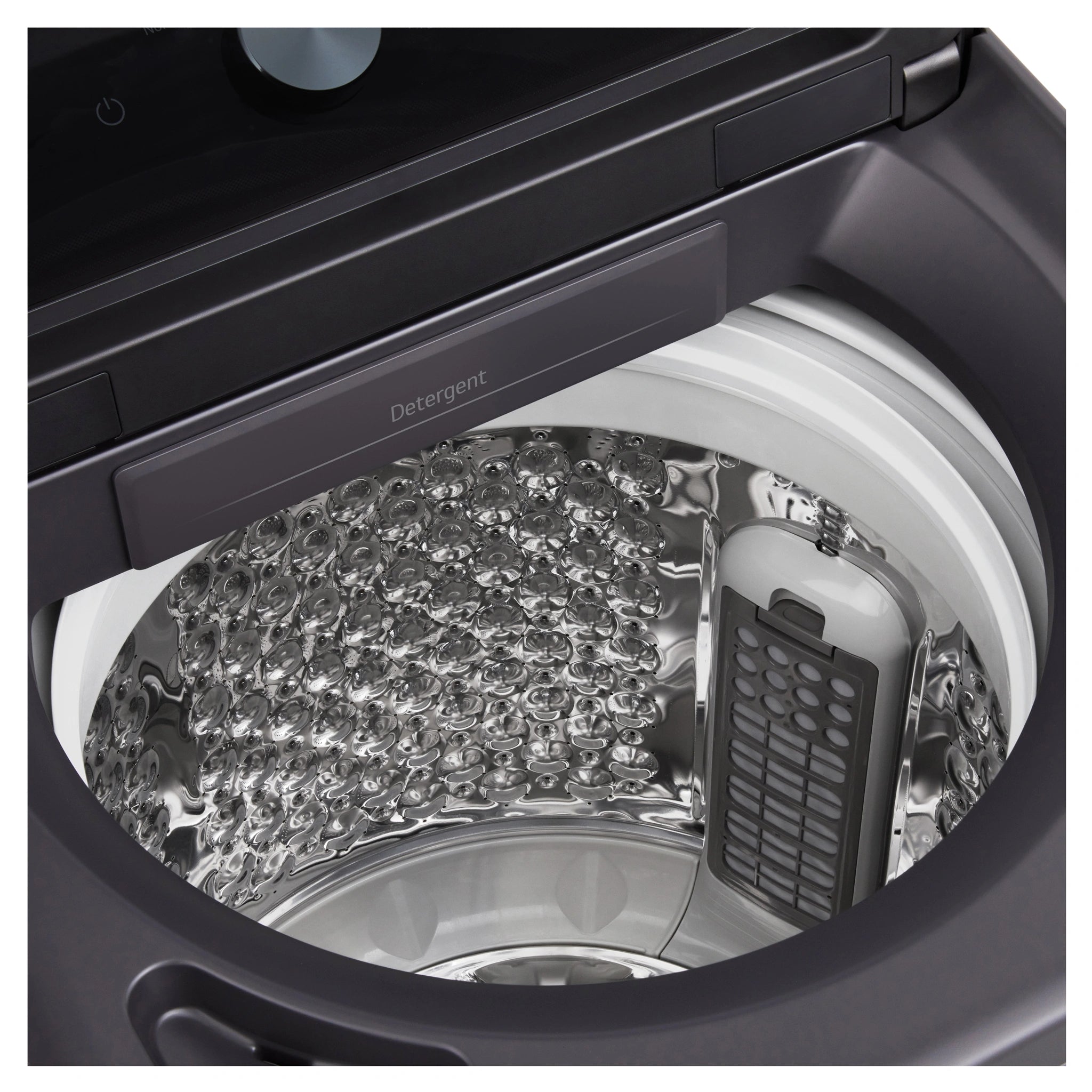LG 9kg Series 5 AI Graphite Top Load Washing Machine WTX309G, Drum Inside View