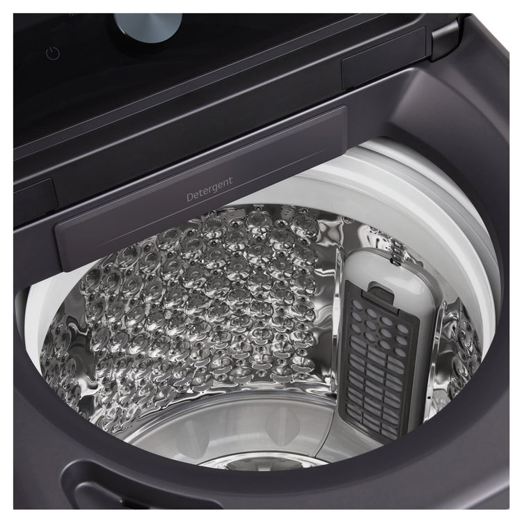 LG 9kg Series 5 AI Graphite Top Load Washing Machine WTX309G, Drum Inside View